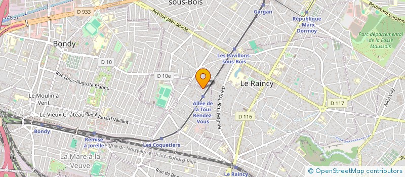 localisation de l'entreprise MONSIEUR YOAN SALMON  LES PAVILLONS-SOUS-BOIS