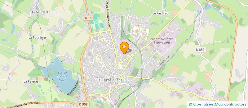 localisation de l'entreprise MONSIEUR YOAN SCHUMACHER à LA FERTE MACE