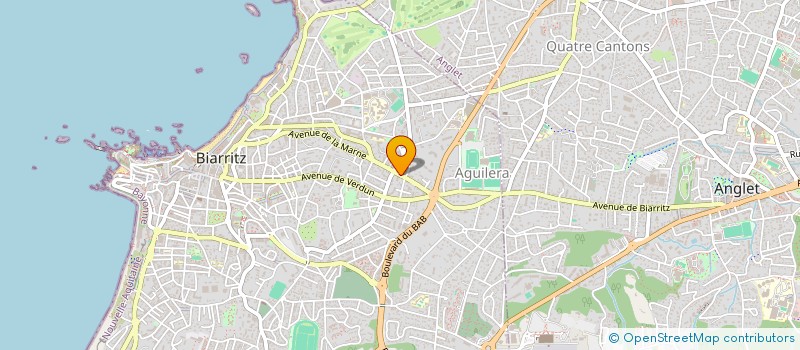 localisation de l'entreprise MONSIEUR YOAN SERRENNE  BIARRITZ