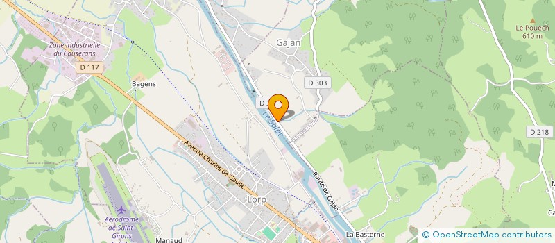 localisation de l'entreprise MONSIEUR YOAN SICARD à GAJAN
