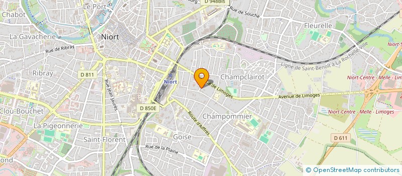 localisation de l'entreprise MONSIEUR YOAN SOHAS--PEDROSA  NIORT