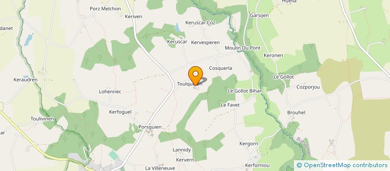 localisation de l'entreprise MONSIEUR YOAN STEPHAN à LANNEANOU