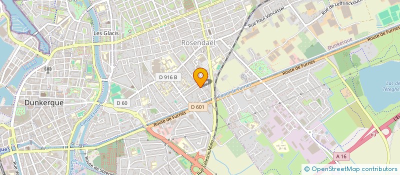 localisation de l'entreprise MONSIEUR YOAN TALLEUX à DUNKERQUE