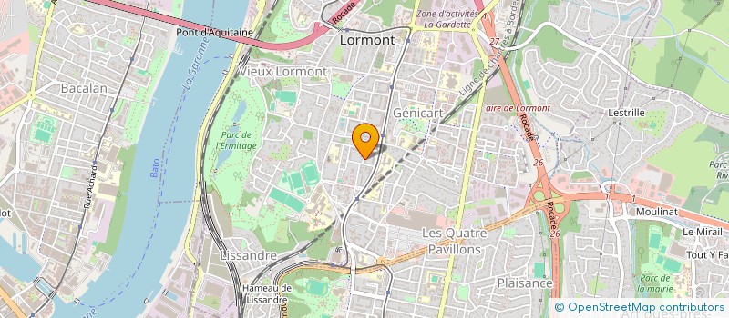 localisation de l'entreprise MONSIEUR YOAN TEYNAT  LORMONT