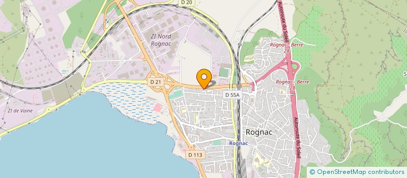 localisation de l'entreprise MONSIEUR YOAN THYVENT  ROGNAC