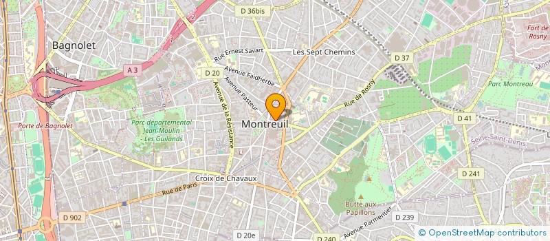 localisation de l'entreprise MONSIEUR YOAN VALAT à MONTREUIL