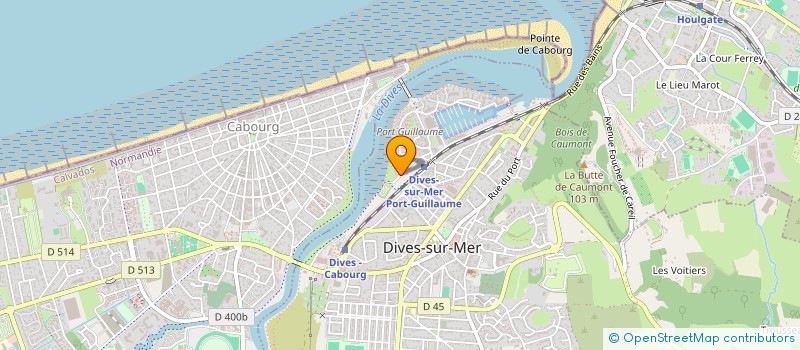 localisation de l'entreprise MONSIEUR YOAN VARIN  CABOURG