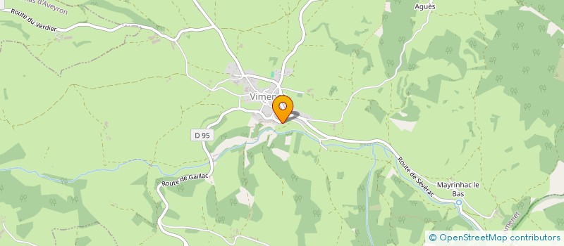 localisation de l'entreprise MONSIEUR YOAN VAYSSIE  VIMENET