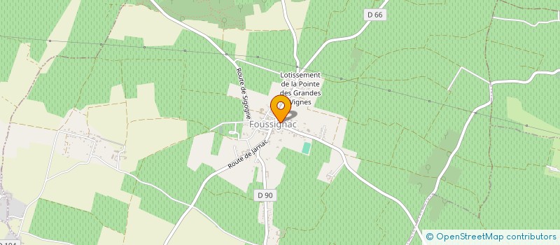 localisation de l'entreprise MONSIEUR YOAN VINET à FOUSSIGNAC