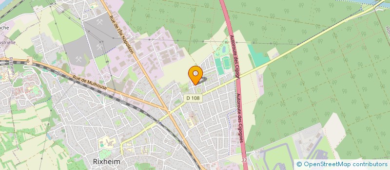 localisation de l'entreprise MONSIEUR YOANN ALARI  RIXHEIM