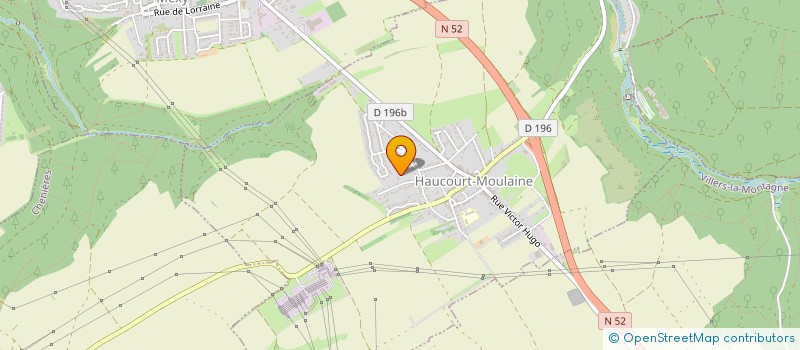 localisation de l'entreprise MONSIEUR YOANN ALEXANDRE  HAUCOURT-MOULAINE