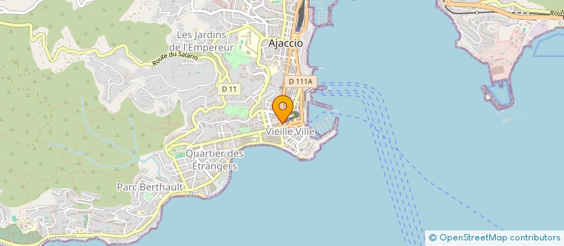 localisation de l'entreprise MONSIEUR YOANN ALFONSI  AJACCIO