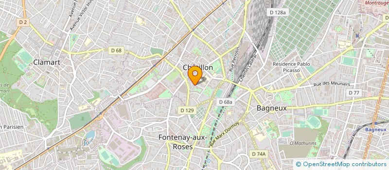 localisation de l'entreprise MONSIEUR YOANN ALIOUAT à CHATILLON