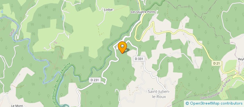 localisation de l'entreprise MONSIEUR YOANN ALONSO  SAINT-JULIEN-LE-ROUX