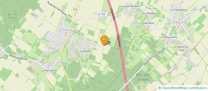 localisation de l'entreprise MONSIEUR YOANN AMBERT  THENAC