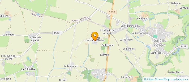 localisation de l'entreprise MONSIEUR YOANN ANDRE  MESANGER