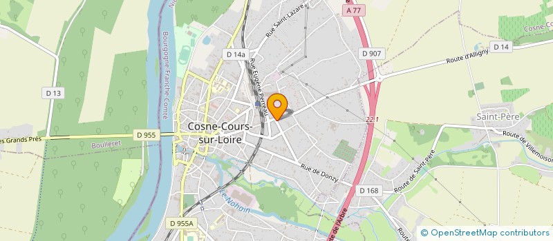 localisation de l'entreprise MONSIEUR YOANN ANDRE à COSNE-COURS-SUR-LOIRE