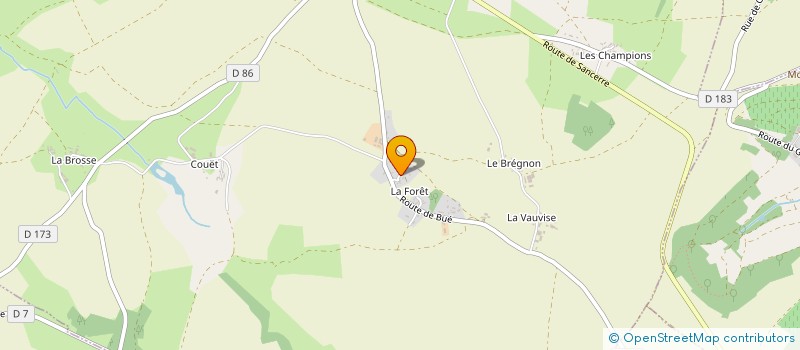 localisation de l'entreprise MONSIEUR YOANN ARNOUX  MENETOU-RATEL