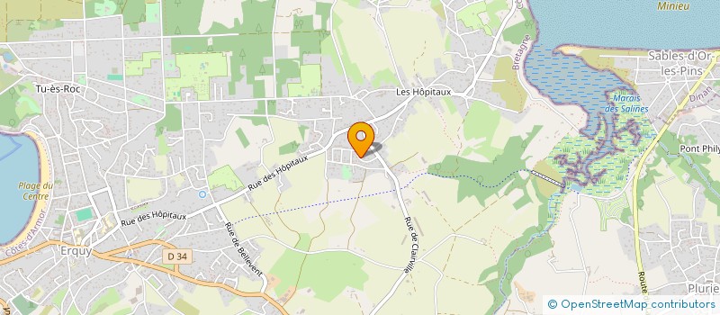 localisation de l'entreprise MONSIEUR YOANN AUBERT à ERQUY