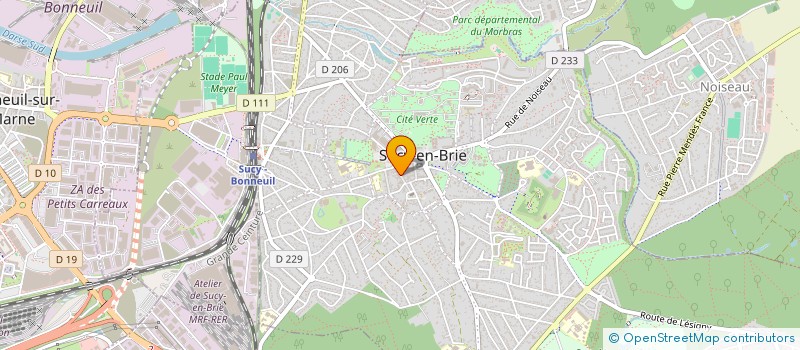 localisation de l'entreprise MONSIEUR YOANN AUBEUF HACQUIN à SUCY-EN-BRIE