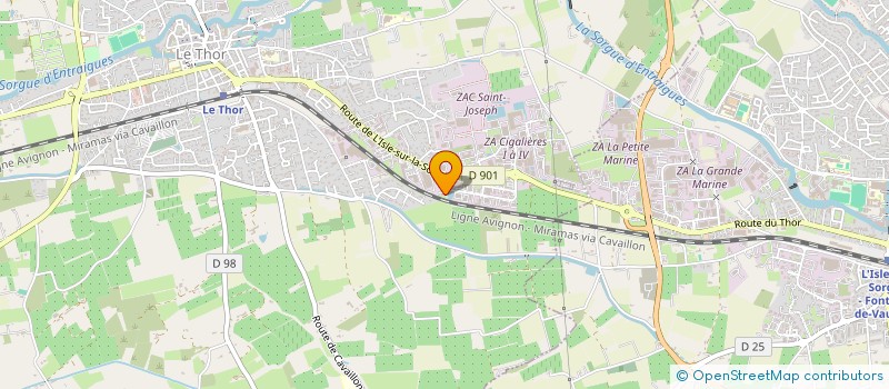 localisation de l'entreprise MONSIEUR YOANN AUCREMANNE à LE THOR