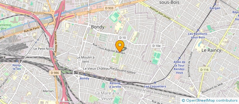 localisation de l'entreprise MONSIEUR YOANN AUGOT  BONDY