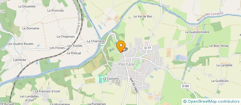 localisation de l'entreprise MONSIEUR YOANN AULNETTE  PLECHATEL