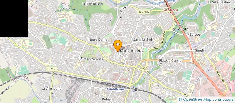 localisation de l'entreprise MONSIEUR YOANN AUTRET à SAINT-BRIEUC