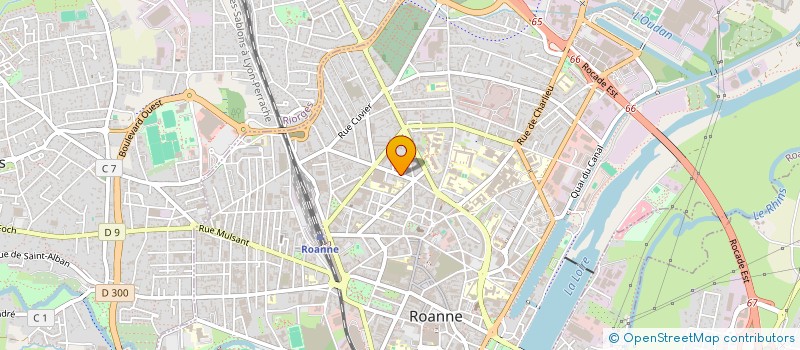 localisation de l'entreprise MONSIEUR YOANN BADEY à ROANNE