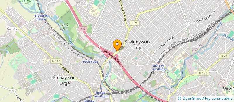 localisation de l'entreprise MONSIEUR YOANN BARNY  SAVIGNY-SUR-ORGE