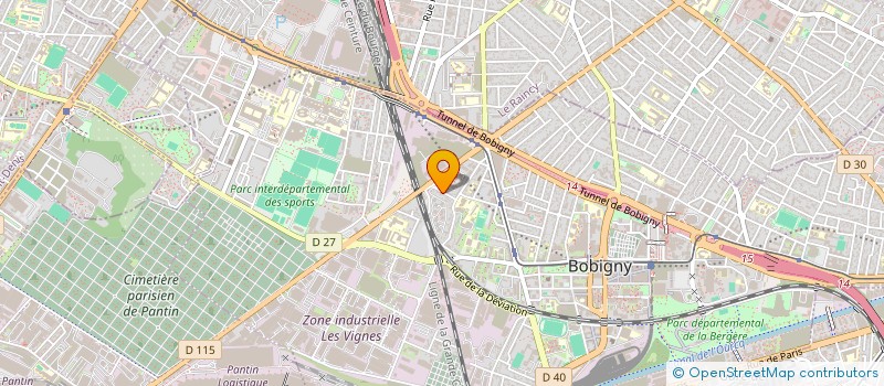 localisation de l'entreprise MONSIEUR YOANN BARREY  BOBIGNY