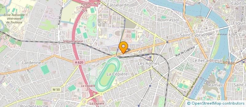 localisation de l'entreprise MONSIEUR YOANN BAYS  SAINT-ORENS-DE-GAMEVILLE