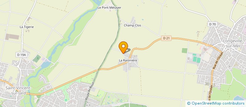 localisation de l'entreprise MONSIEUR YOANN BECKER  LONGEVILLE-SUR-MER