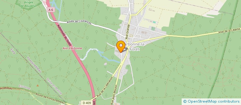 localisation de l'entreprise MONSIEUR YOANN BEHIN  ARBONNE-LA-FORET