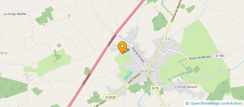 localisation de l'entreprise MONSIEUR YOANN BELLEMENT  MASSAY
