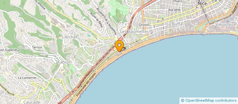 localisation de l'entreprise MONSIEUR YOANN BENOUAISH à NICE
