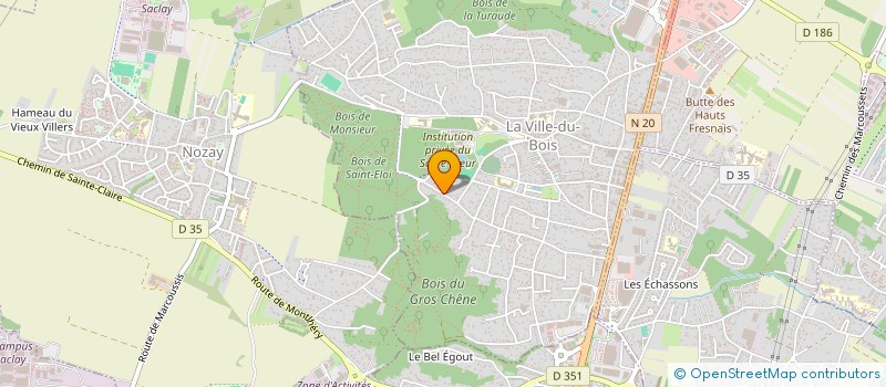 localisation de l'entreprise MONSIEUR YOANN BENSAMOUN  LA VILLE-DU-BOIS
