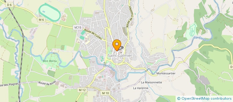 localisation de l'entreprise MONSIEUR YOANN BERGER  SAINT-GALMIER