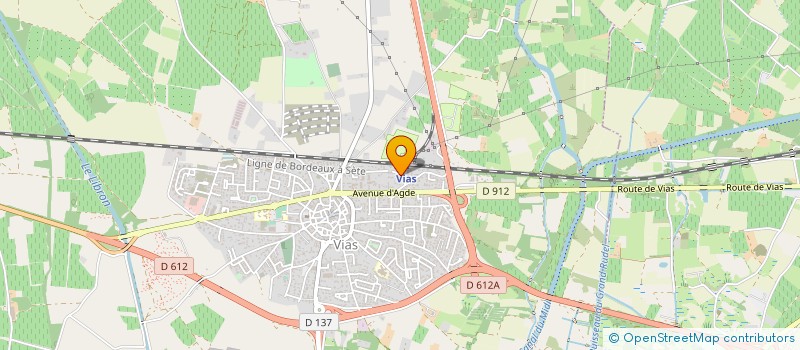 localisation de l'entreprise MONSIEUR YOANN BERGOUGNON à VIAS