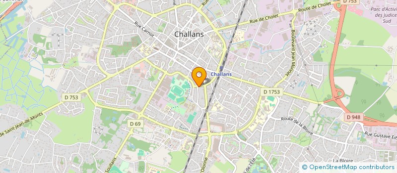 localisation de l'entreprise MONSIEUR YOANN BERLAND à CHALLANS