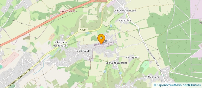 localisation de l'entreprise MONSIEUR YOANN BERLETTE à RUELLE-SUR-TOUVRE