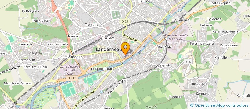 localisation de l'entreprise MONSIEUR YOANN BERNARD à LANDERNEAU