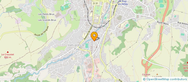 localisation de l'entreprise MONSIEUR YOANN BERNARD à LE PUY-EN-VELAY