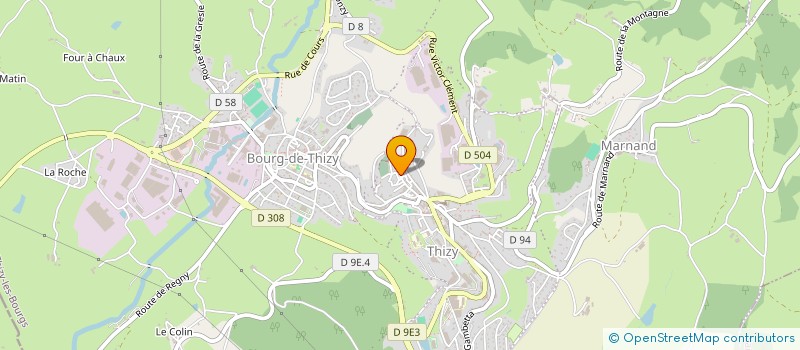 localisation de l'entreprise MONSIEUR YOANN BEROUD  THIZY-LES-BOURGS