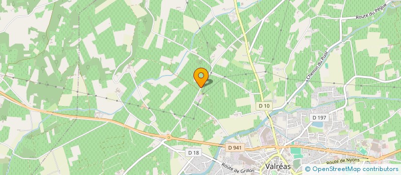 localisation de l'entreprise MONSIEUR YOANN BERTRAND à VALREAS