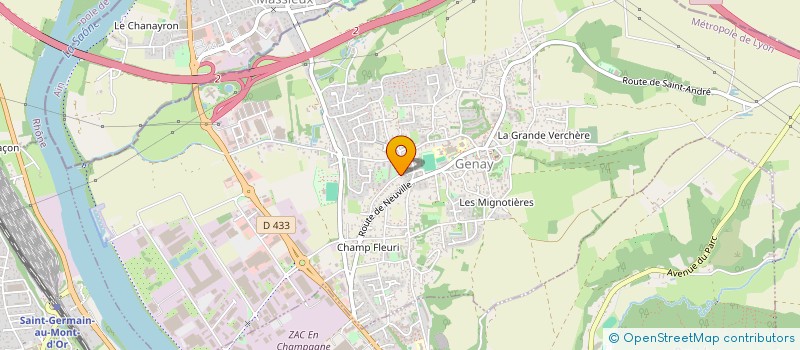 localisation de l'entreprise MONSIEUR YOANN BESSEAS  GENAY