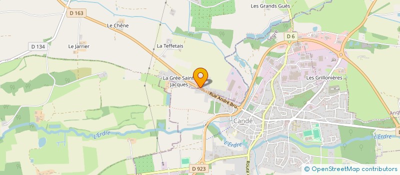 localisation de l'entreprise MONSIEUR YOANN BEURY  VALLONS-DE-L'ERDRE