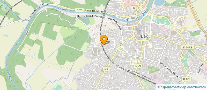 localisation de l'entreprise MONSIEUR YOANN BIANIC à DAX