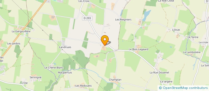 localisation de l'entreprise MONSIEUR YOANN BITAULD à SAULNIERES