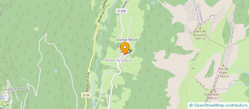 localisation de l'entreprise MONSIEUR YOANN BLANC  BELLECOMBE-EN-BAUGES